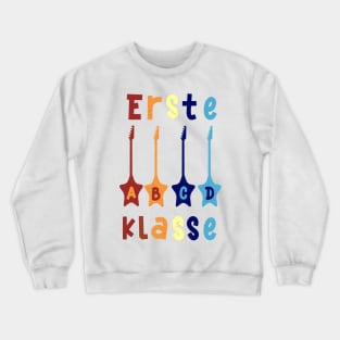 1. Klasse ABCD Rock T shirt Crewneck Sweatshirt